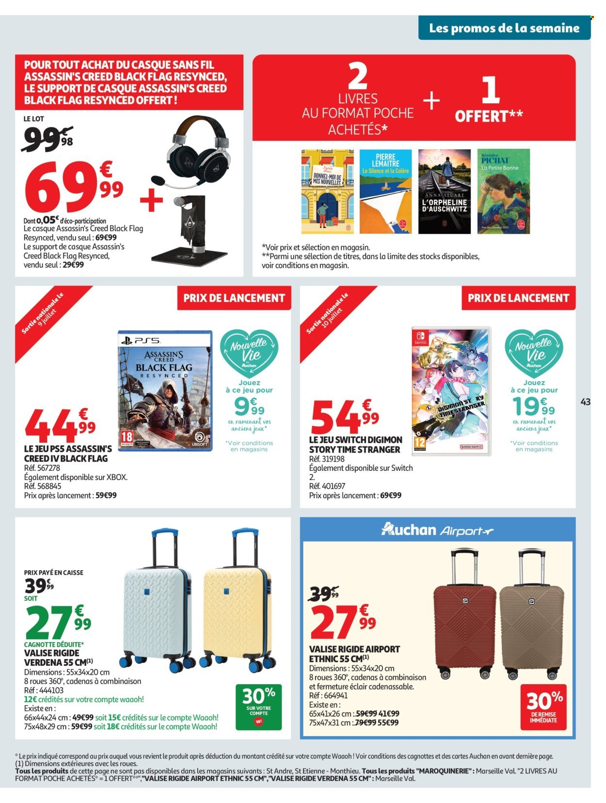Catalogue AUCHAN - Tops, Halles hypers