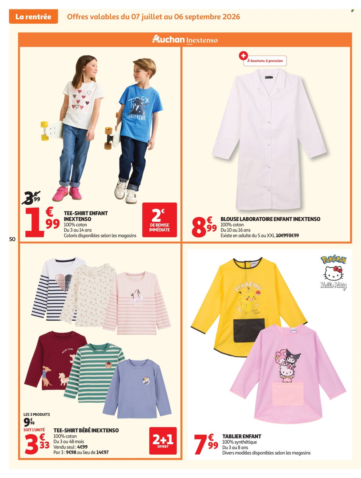 Catalogue AUCHAN - Tops, Halles hypers