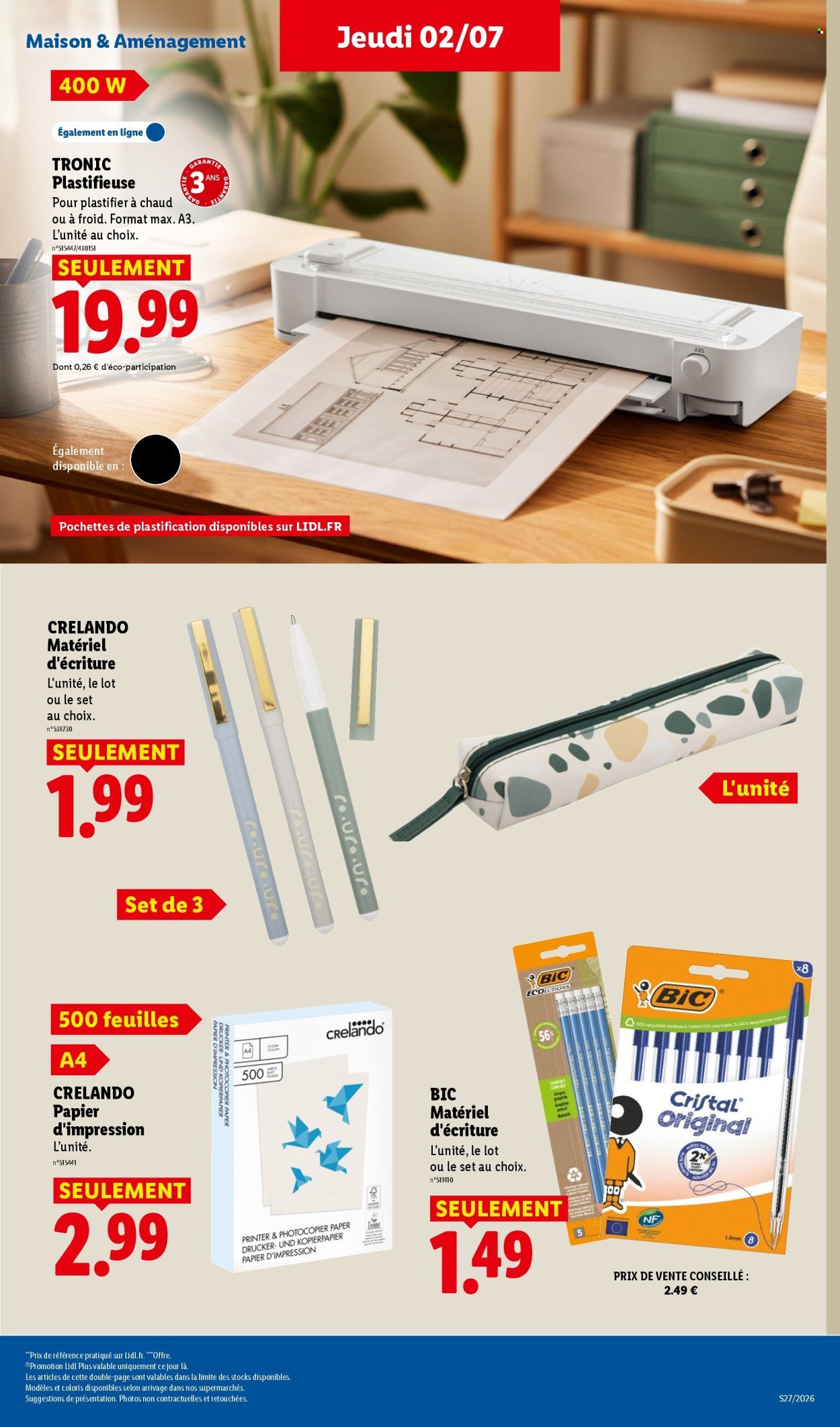 Catalogue LIDL - Les promos de la semaine