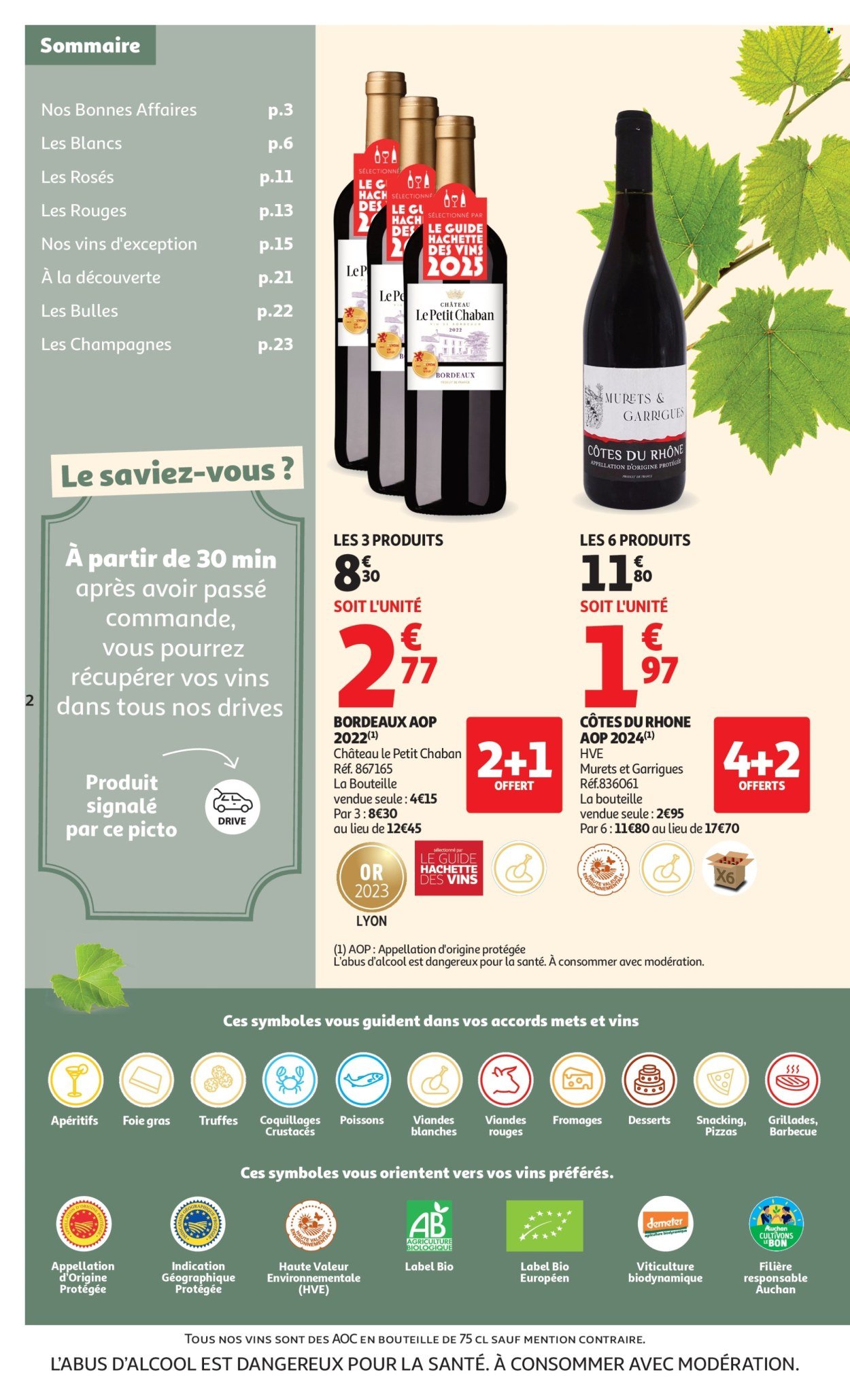 Catalogue AUCHAN - Foire aux vins hypers