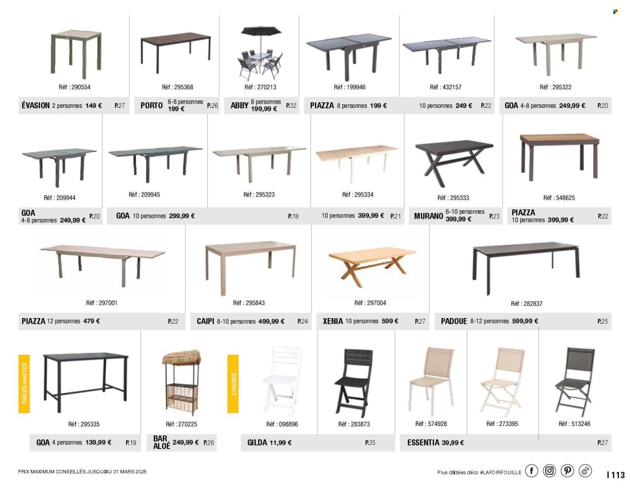 Catalogue LA FOIR'FOUILLE - Du lundi 9 mars 2026