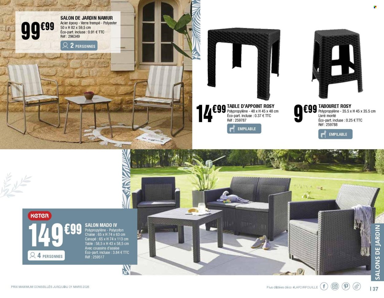 Catalogue LA FOIR'FOUILLE - Du lundi 9 mars 2026 (2026-03-09 - 2026-03-31)