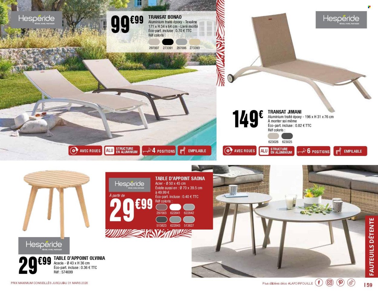 Catalogue LA FOIR'FOUILLE - Du lundi 9 mars 2026 (2026-03-09 - 2026-03-31)