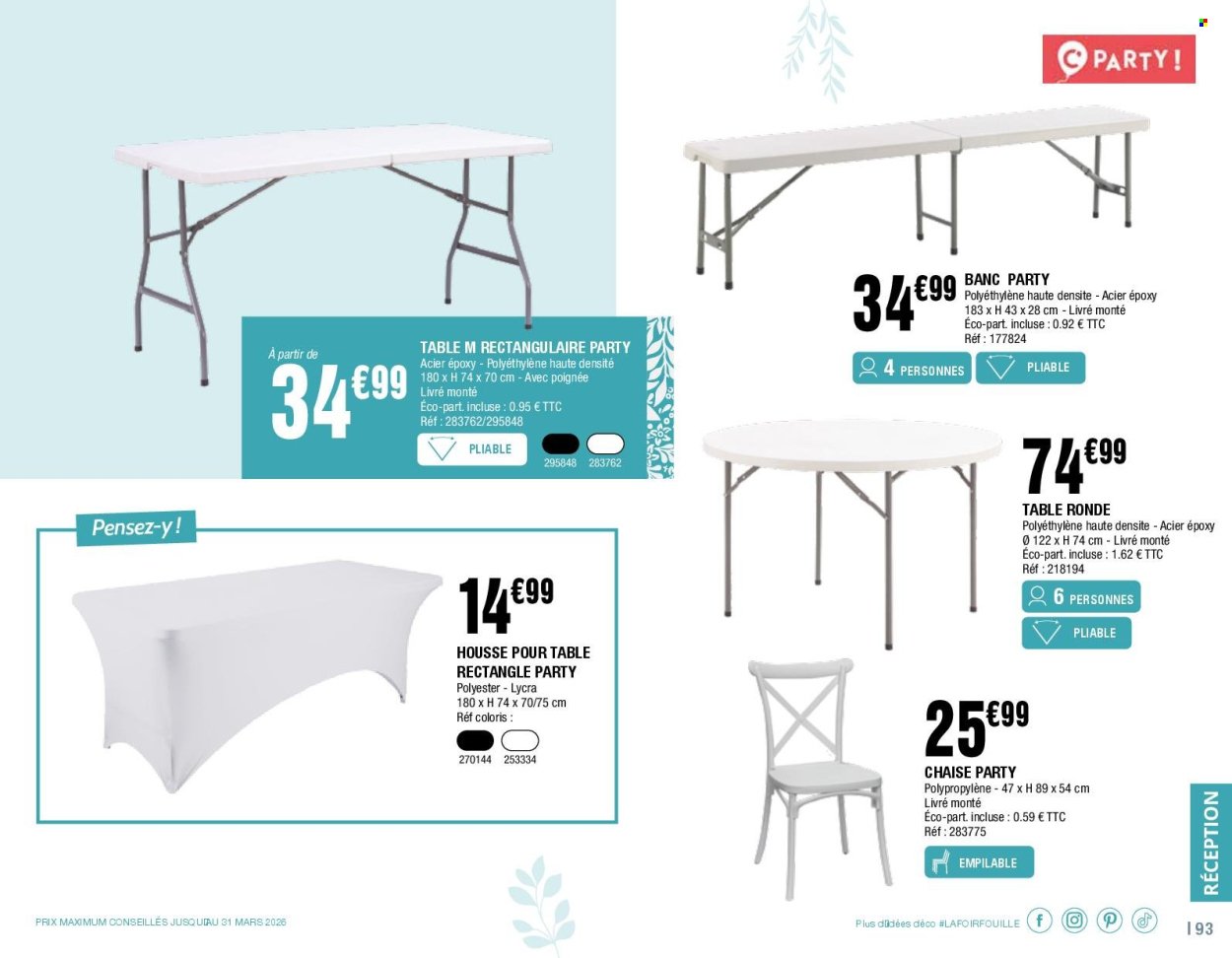 Catalogue LA FOIR'FOUILLE - Du lundi 9 mars 2026