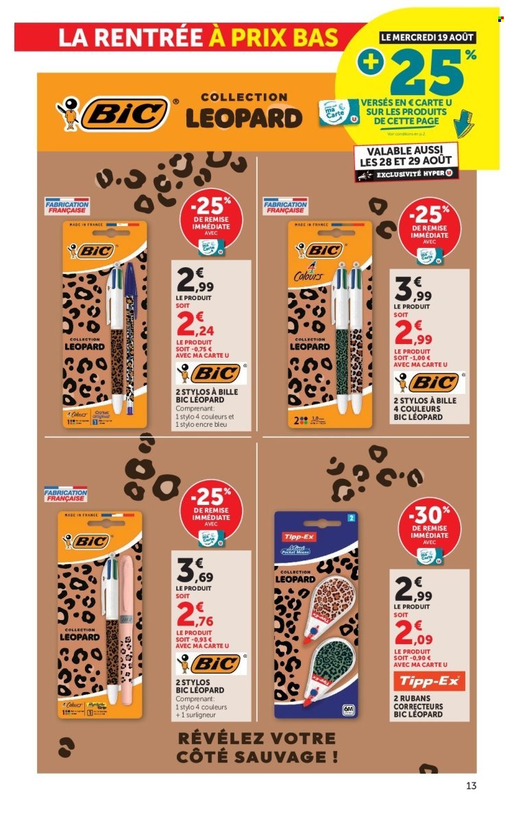 Catalogue HYPER U - La rentrée à prix bas