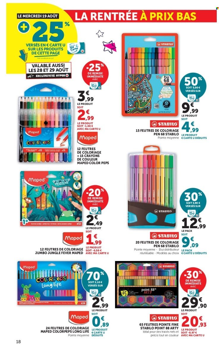 Catalogue HYPER U - La rentrée à prix bas