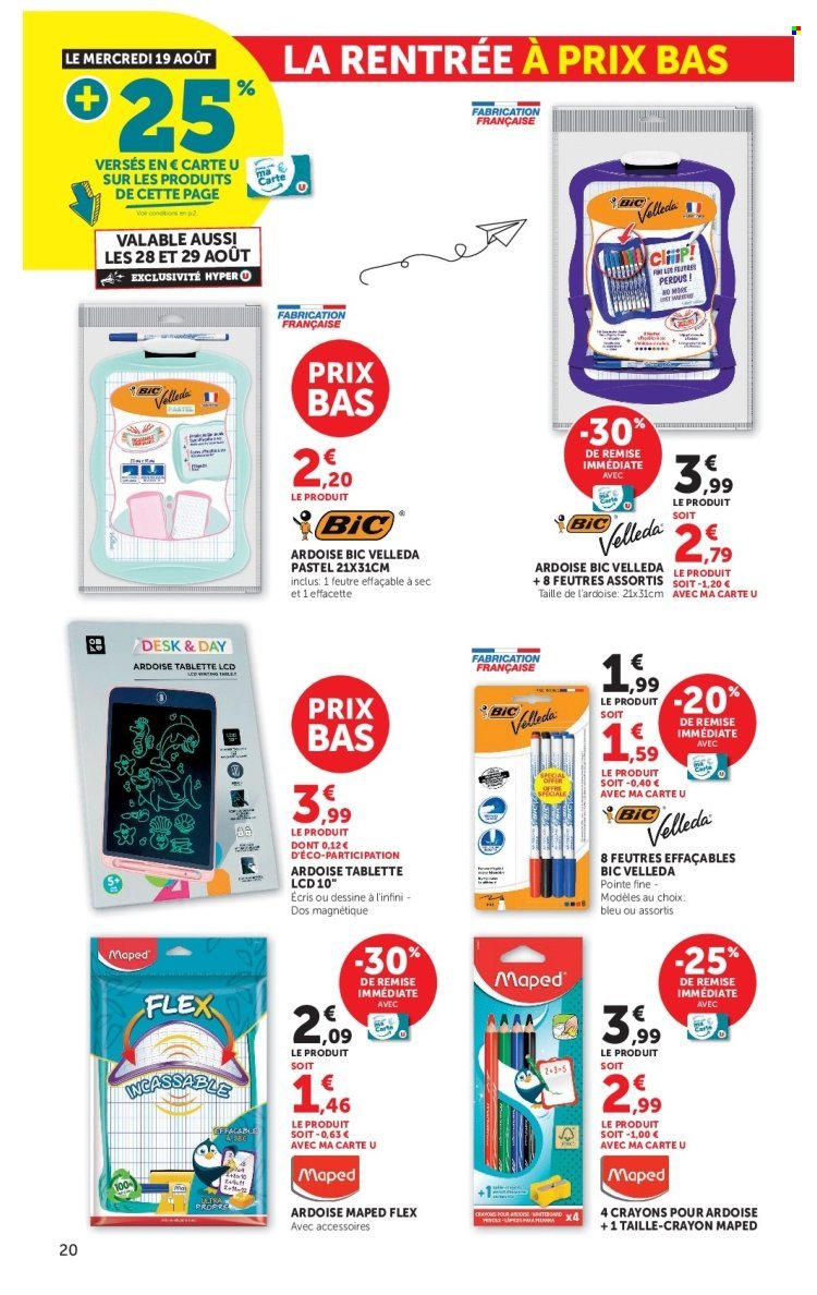 Catalogue HYPER U - La rentrée à prix bas