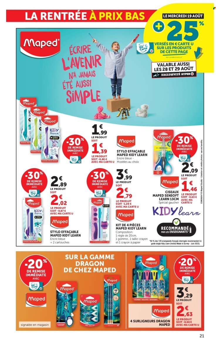 Catalogue HYPER U - La rentrée à prix bas