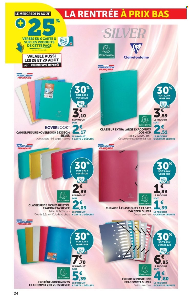 Catalogue HYPER U - La rentrée à prix bas