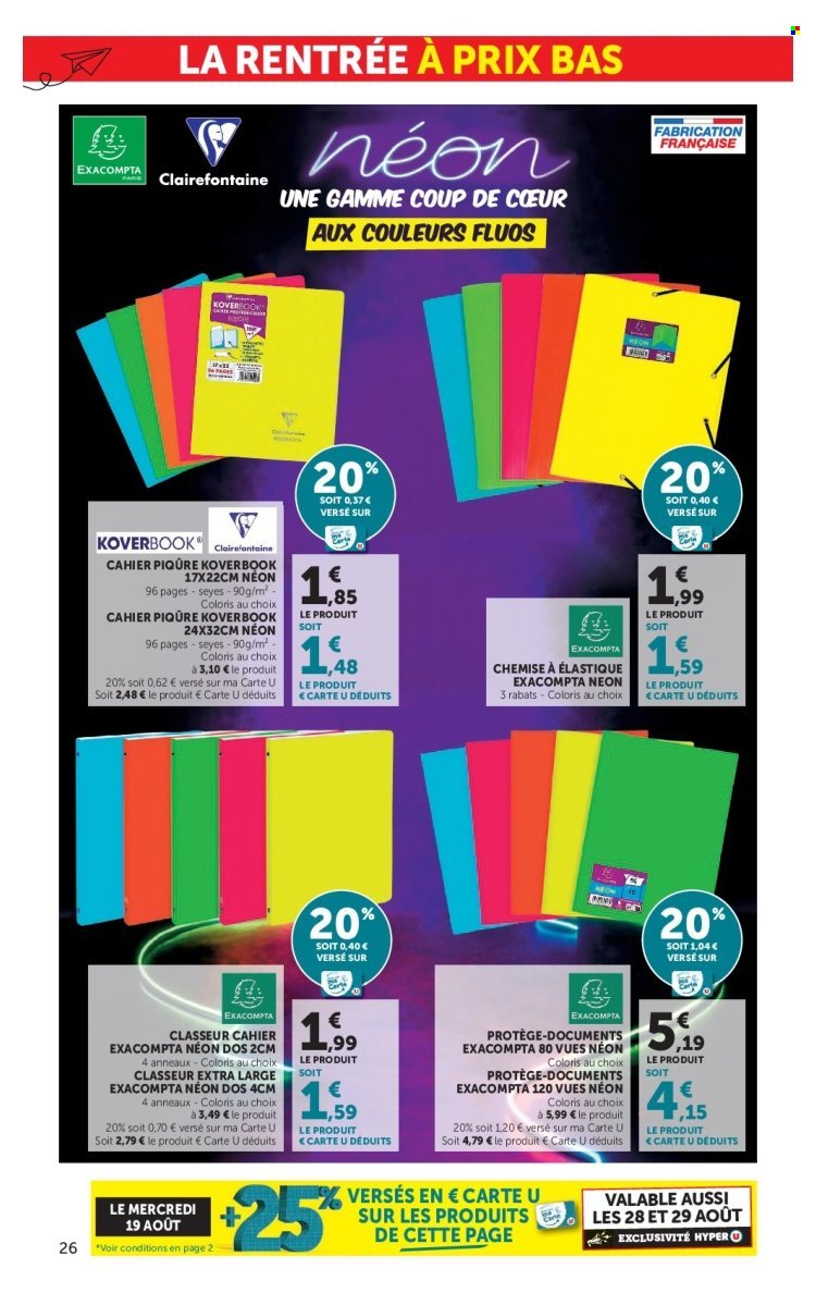 Catalogue HYPER U - La rentrée à prix bas