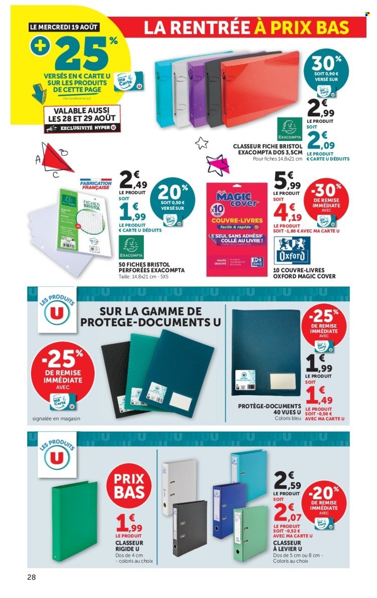 Catalogue HYPER U - La rentrée à prix bas