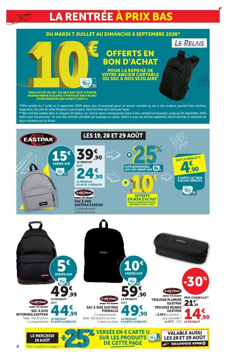 Catalogue HYPER U - La rentrée à prix bas
