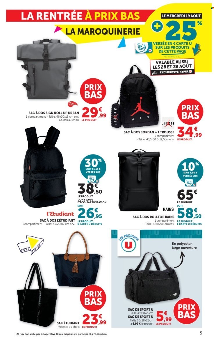 Catalogue HYPER U - La rentrée à prix bas