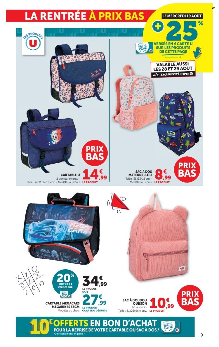 Catalogue HYPER U - La rentrée à prix bas