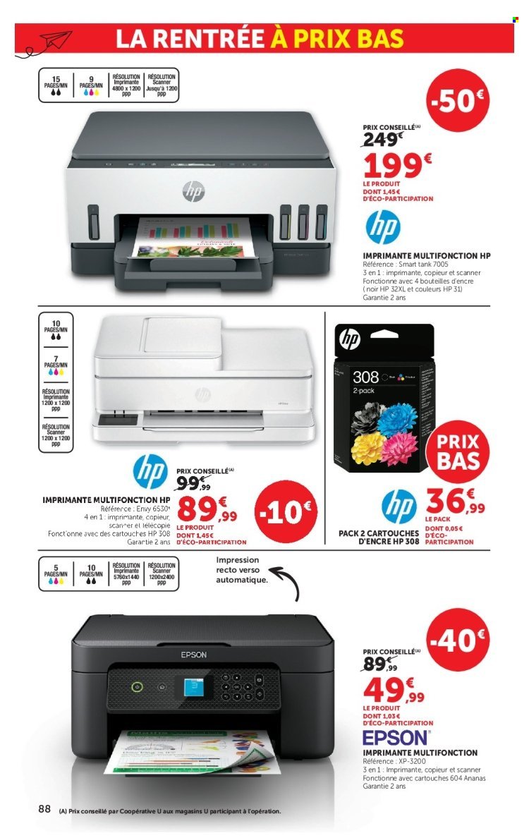 Catalogue HYPER U - La rentrée à prix bas