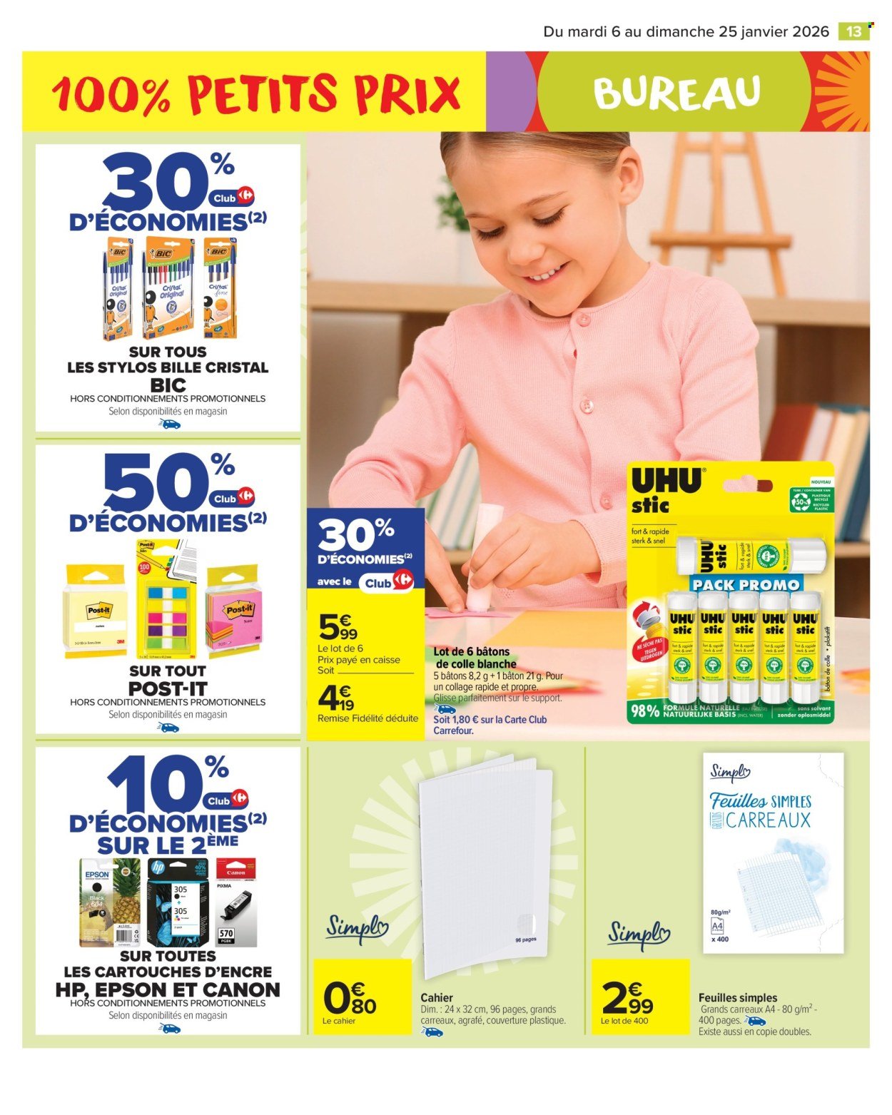 Catalogue CARREFOUR MARKET - 100% PETITS PRIX (2026-01-06 - 2026-01-25)