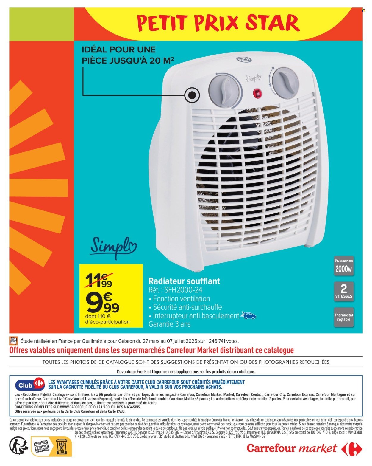 Catalogue CARREFOUR MARKET - 100% PETITS PRIX