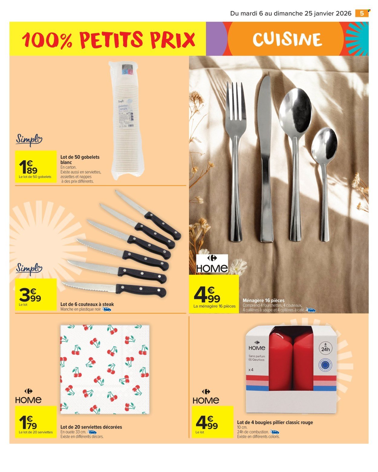 Catalogue CARREFOUR MARKET - 100% PETITS PRIX (2026-01-06 - 2026-01-25)