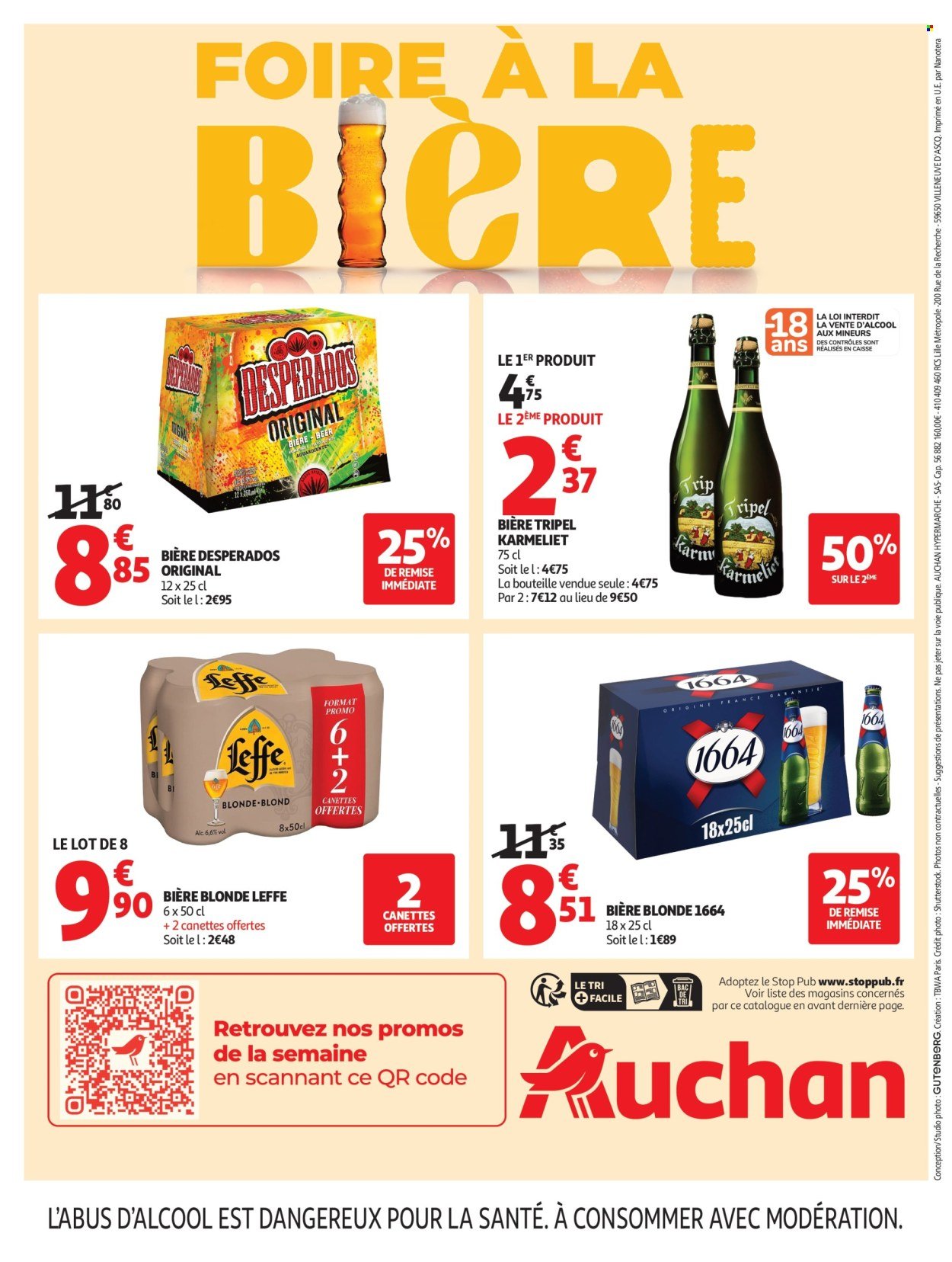 Catalogue AUCHAN - Foire à la bière hypers