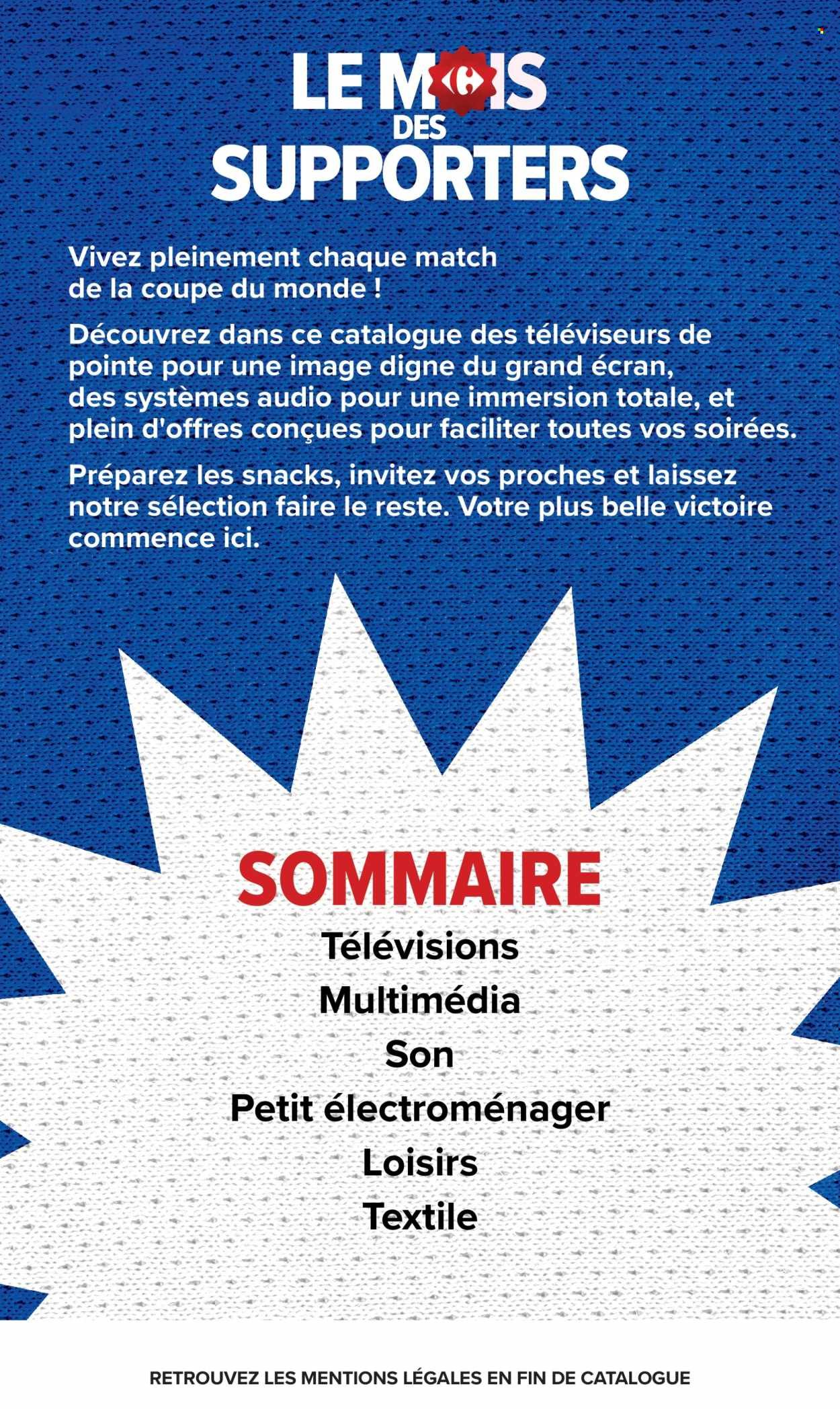Catalogue CARREFOUR MARKET - SPÉCIAL SUPPORTERS !