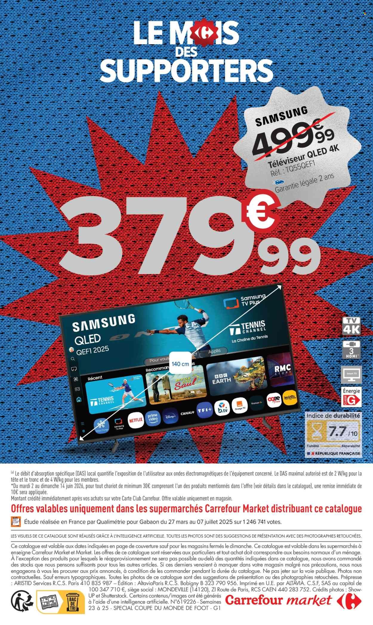 Catalogue CARREFOUR MARKET - SPÉCIAL SUPPORTERS !
