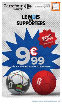 Catalogue CARREFOUR MARKET - SPÉCIAL SUPPORTERS !