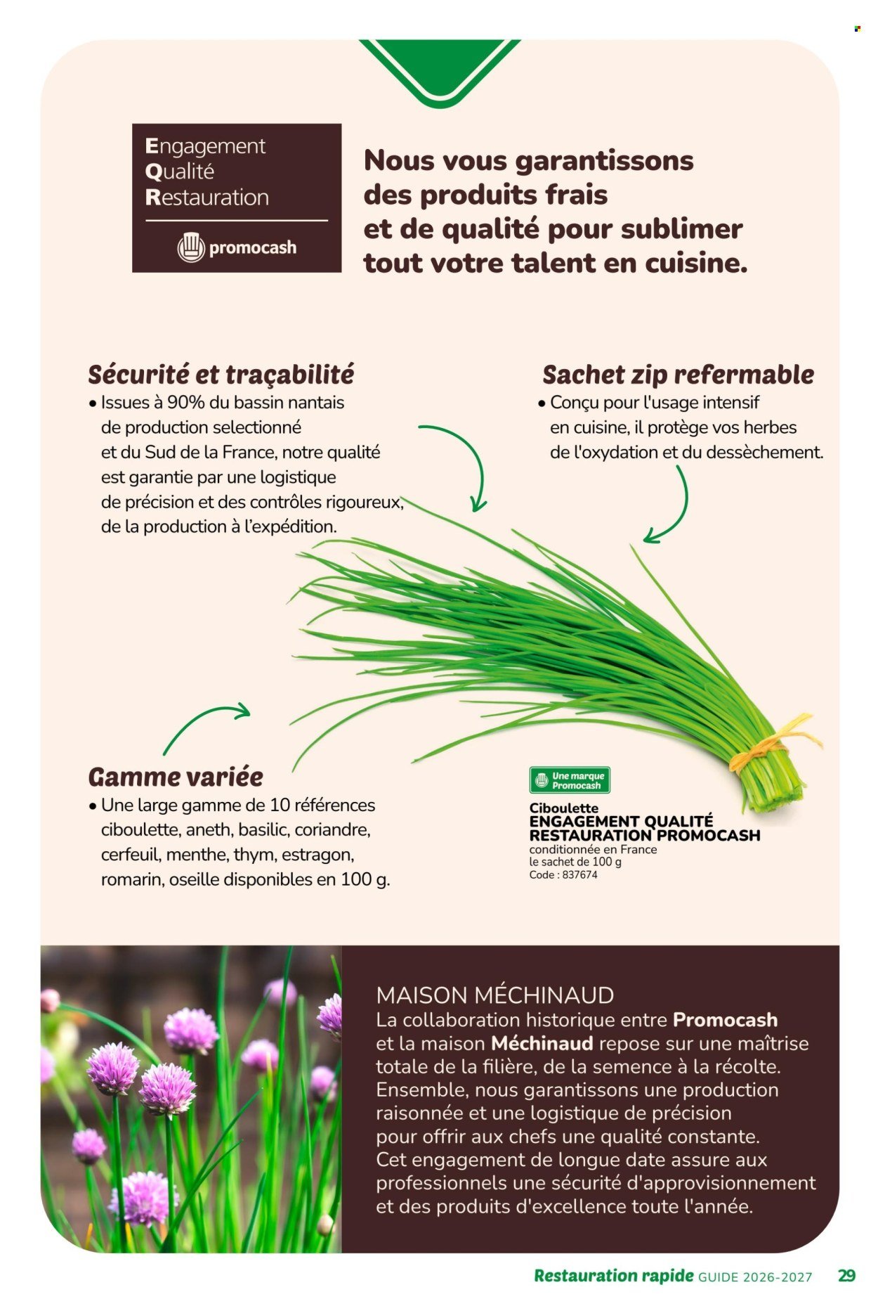 Catalogue PROMOCASH - GUIDE RESTAURATION RAPIDE