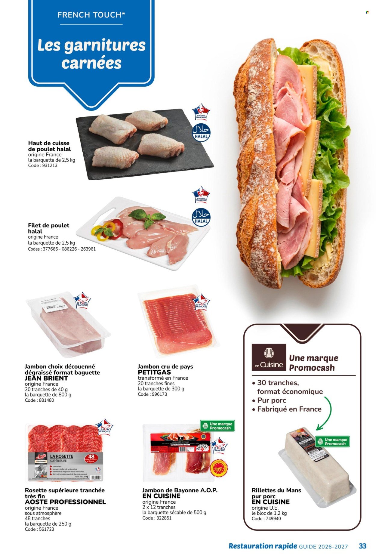 Catalogue PROMOCASH - GUIDE RESTAURATION RAPIDE