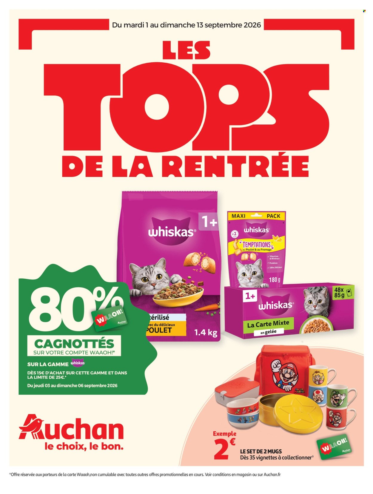 Catalogue AUCHAN - Tops rentrée hypers