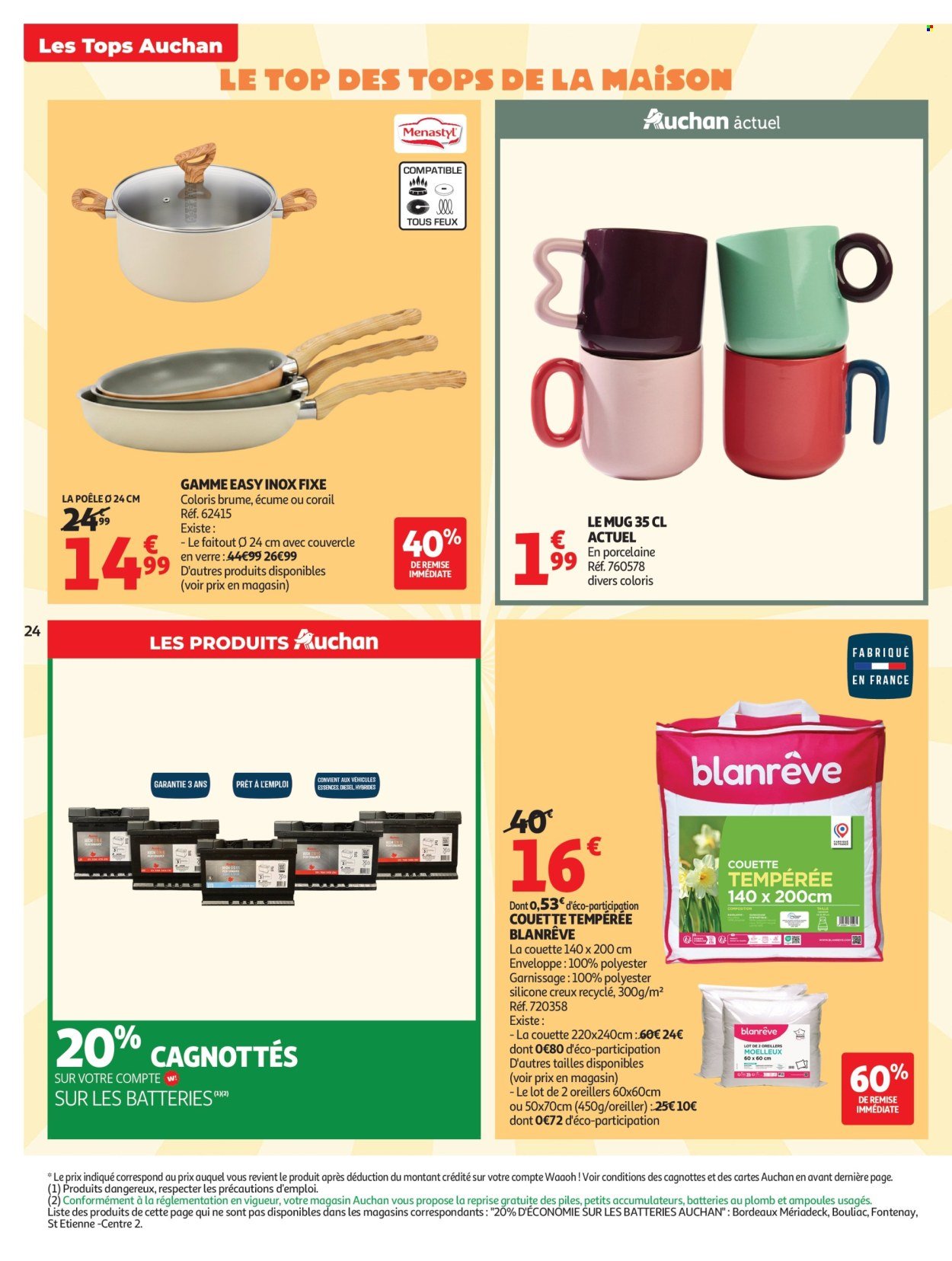 Catalogue AUCHAN - Tops rentrée hypers