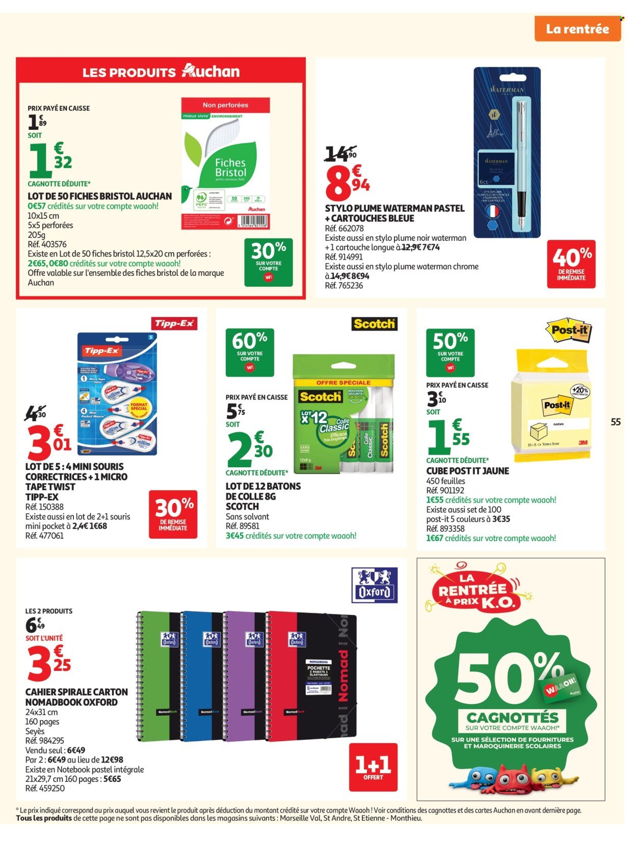 Catalogue AUCHAN - Tops rentrée hypers