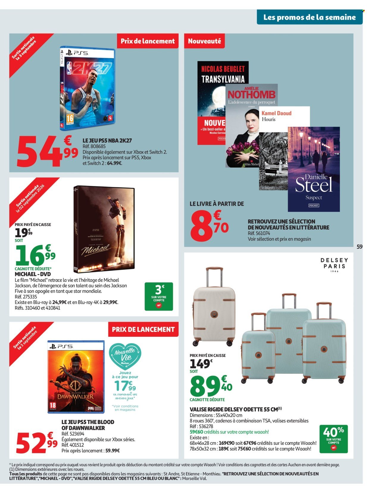 Catalogue AUCHAN - Tops rentrée hypers