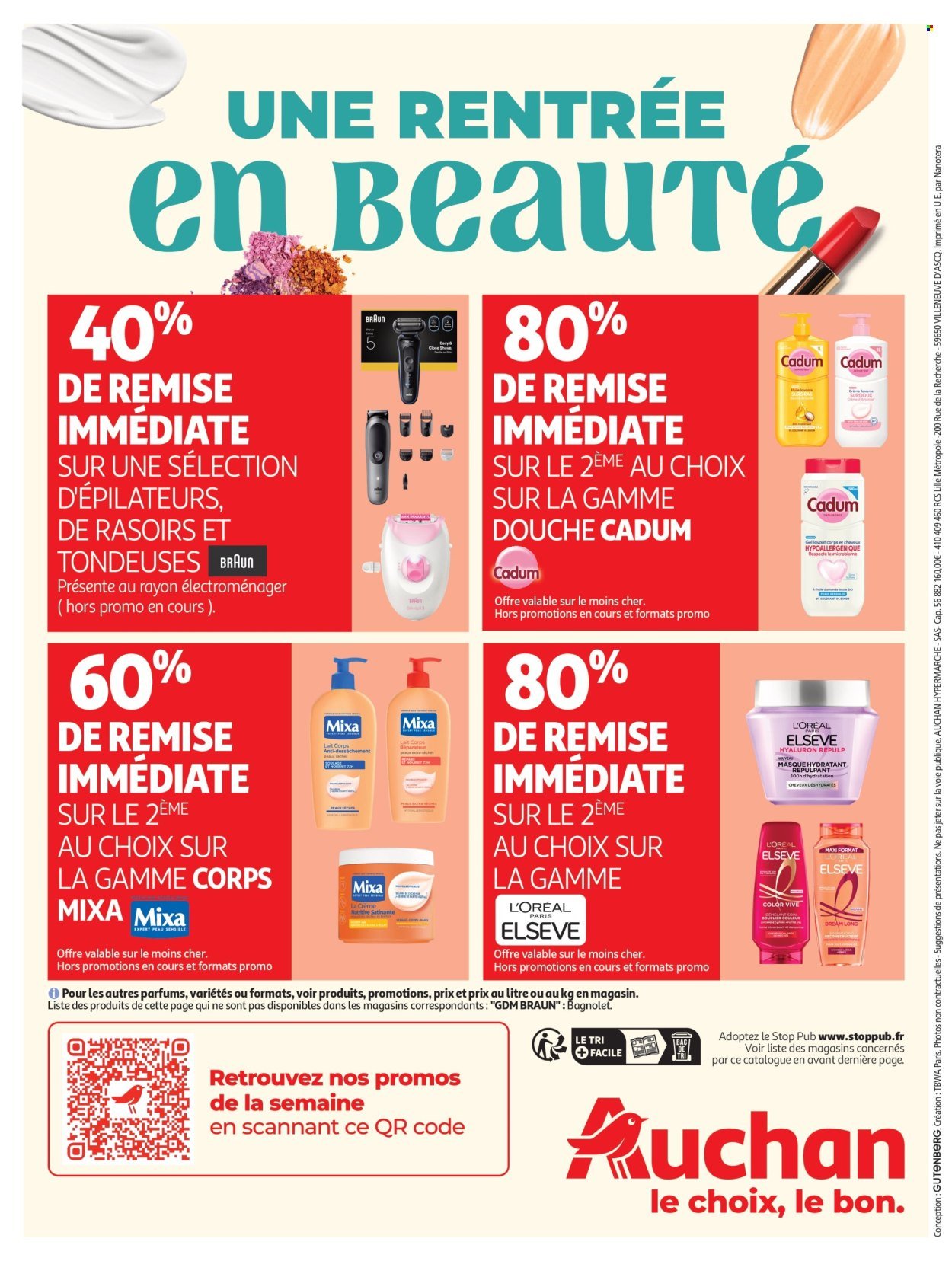 Catalogue AUCHAN - Tops rentrée hypers