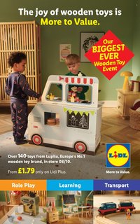 LIDL offer - Wooden Toys