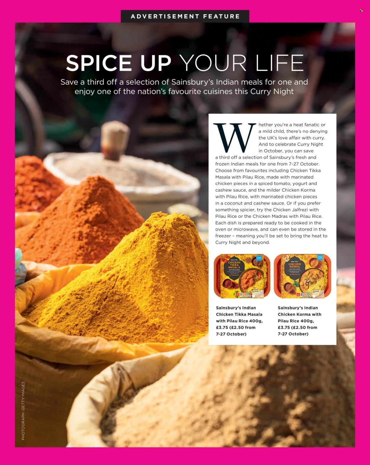 SAINSBURY'S offer - Magazine