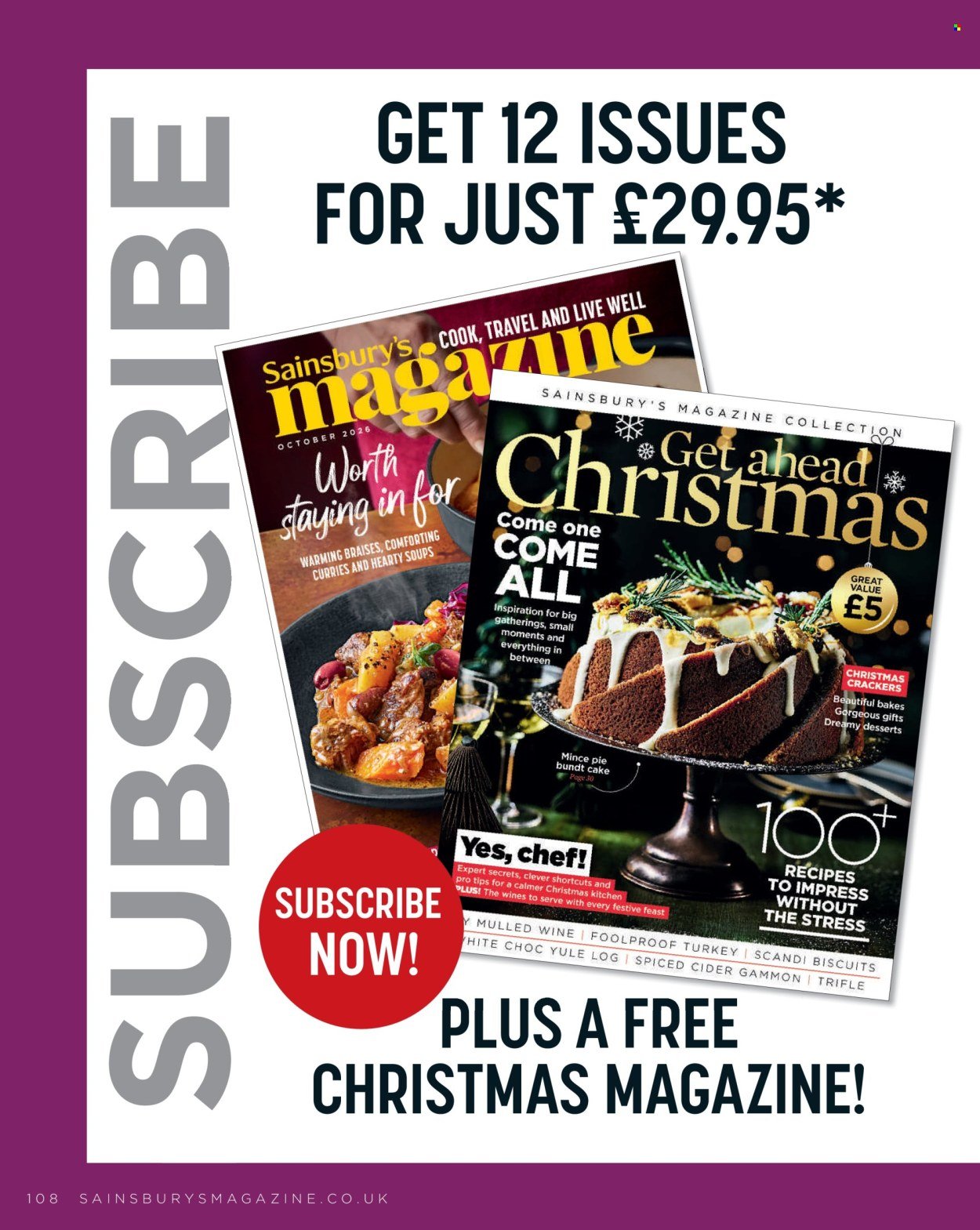 SAINSBURY'S offer - Magazine