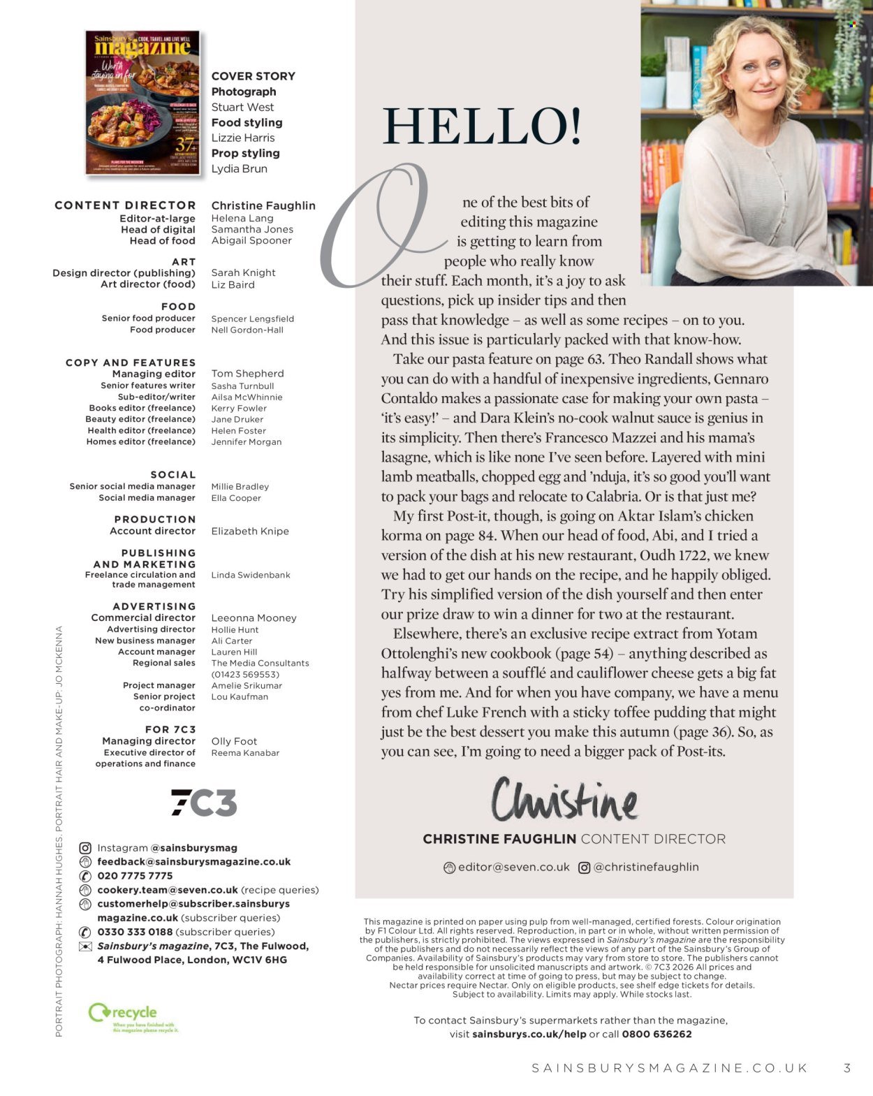 SAINSBURY'S offer - Magazine
