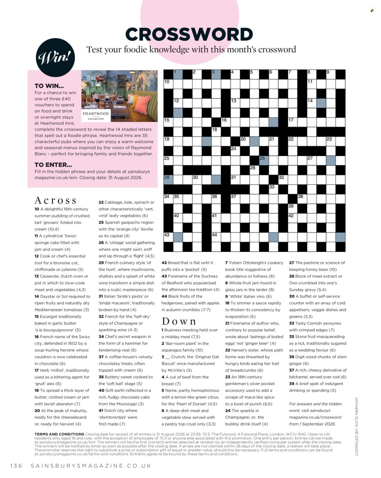 SAINSBURY'S offer - Magazine