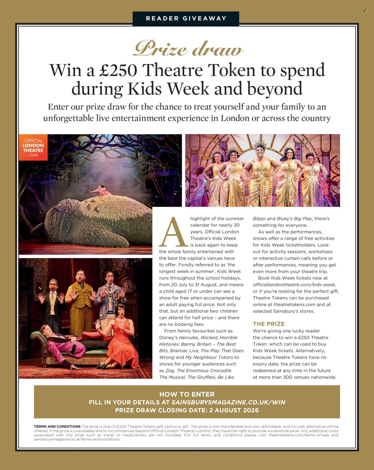 SAINSBURY'S offer - Magazine