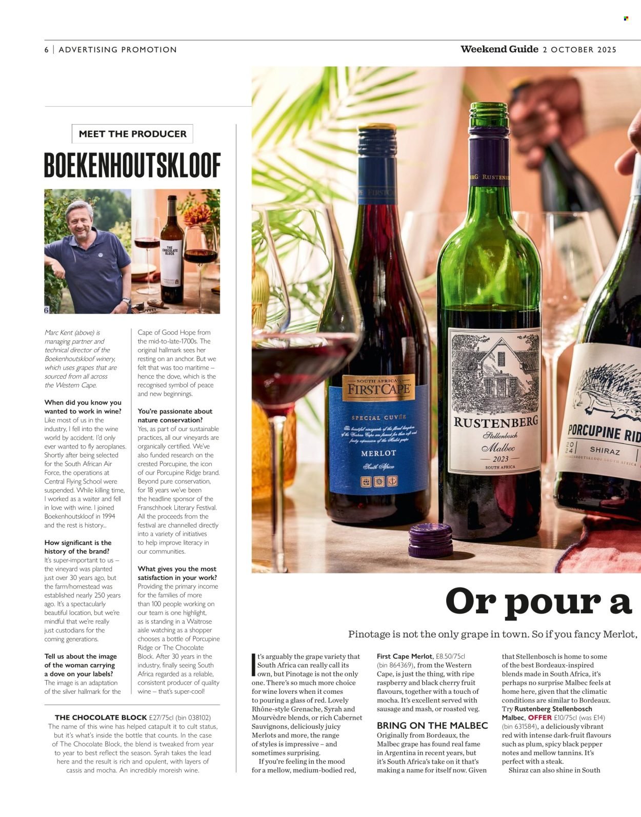 WAITROSE offer - Weekend (2025-10-01) | 58