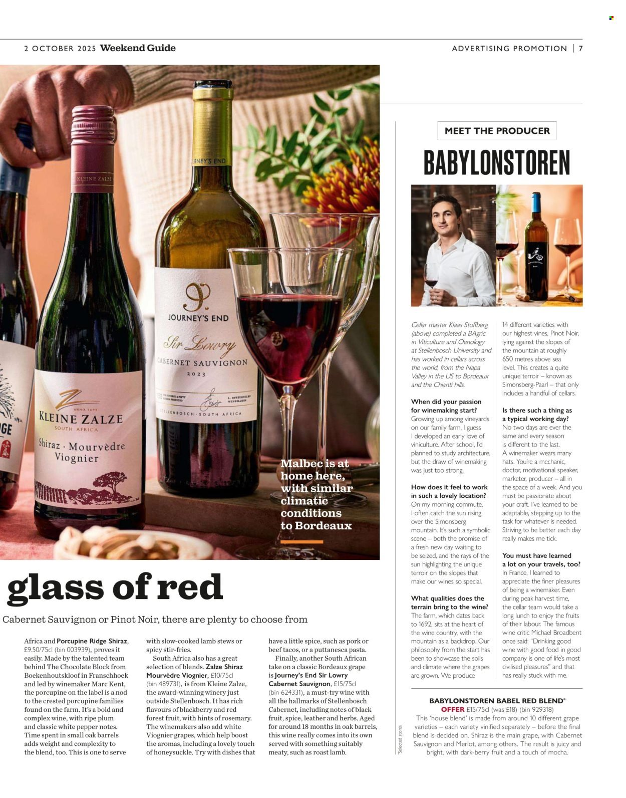 WAITROSE offer - Weekend (2025-10-01) | 59