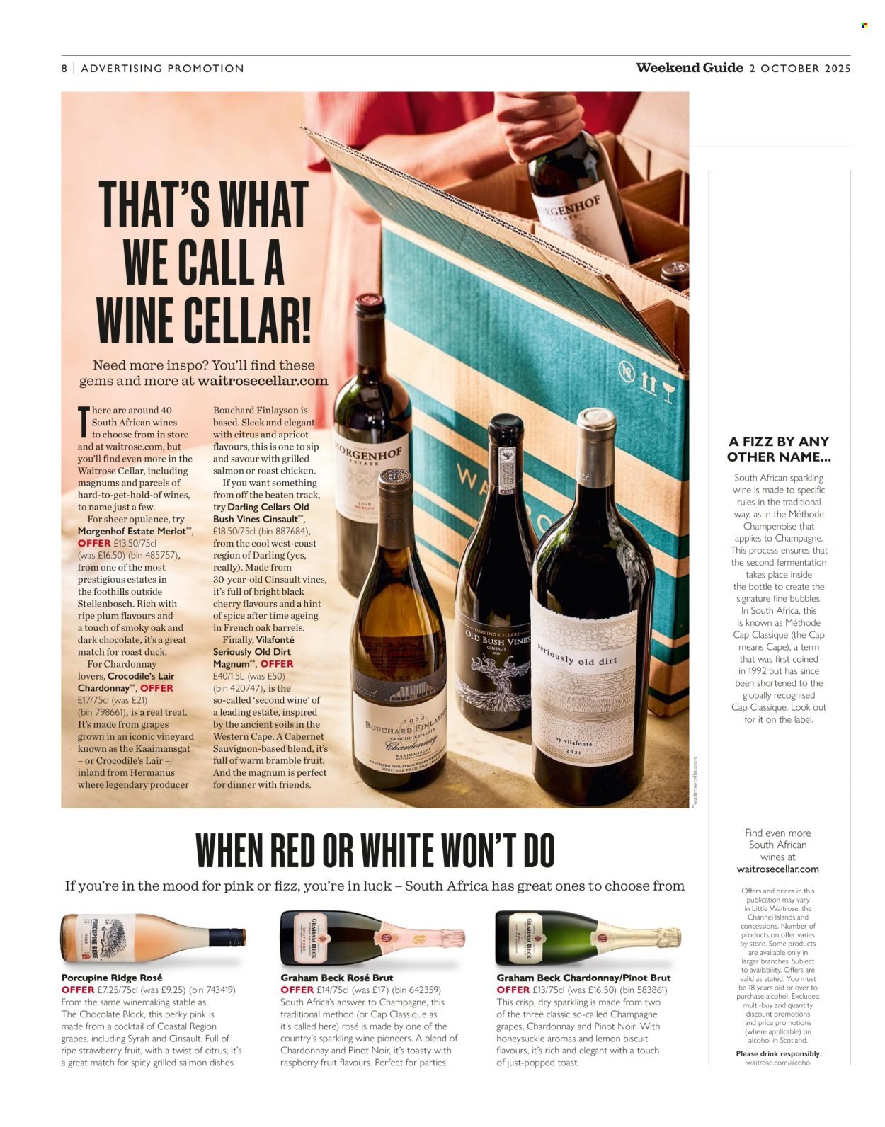 WAITROSE offer - Weekend (2025-10-01) | 60