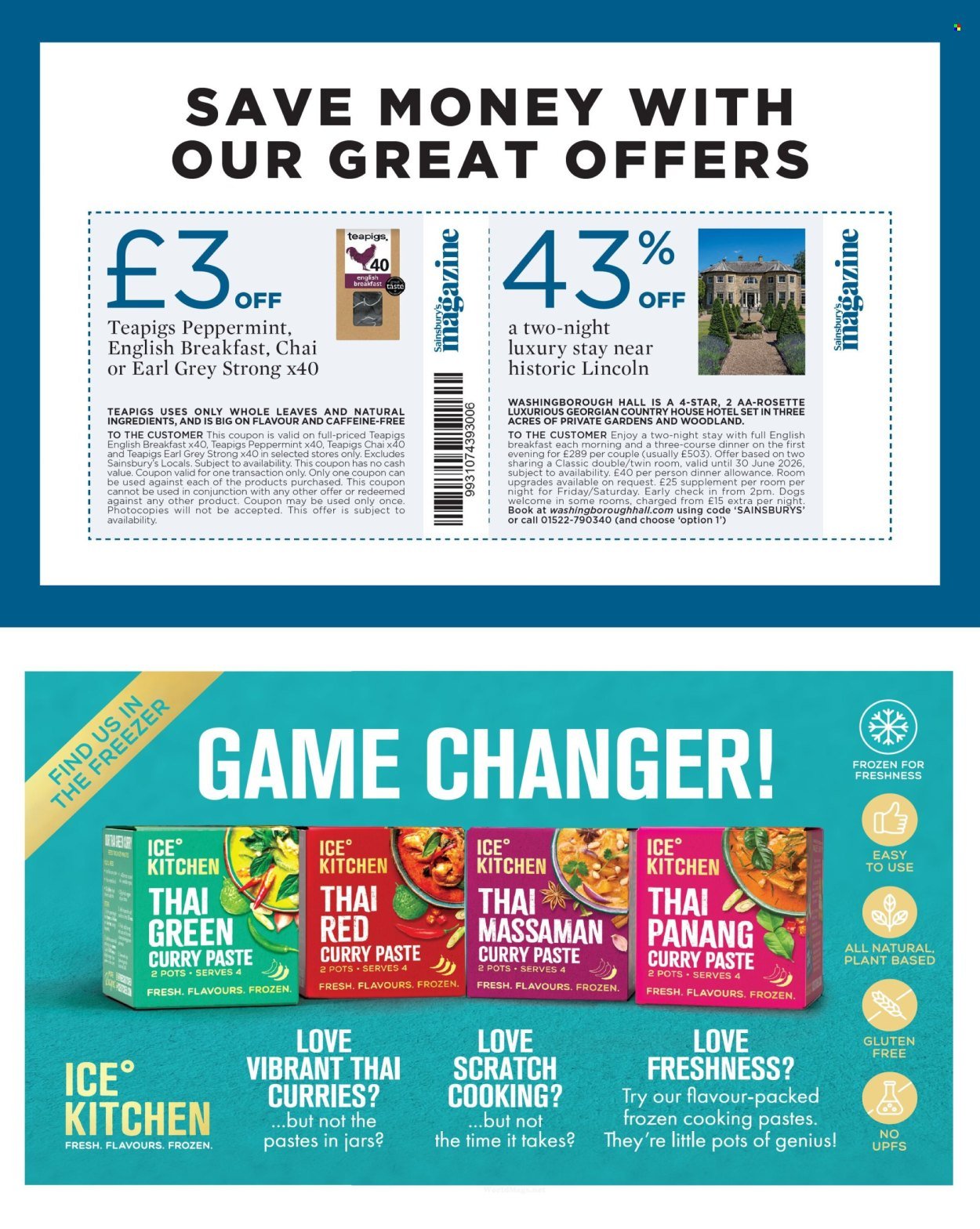 SAINSBURY'S offer - Magazine (2026-03-01 - 2026-03-31) | 137