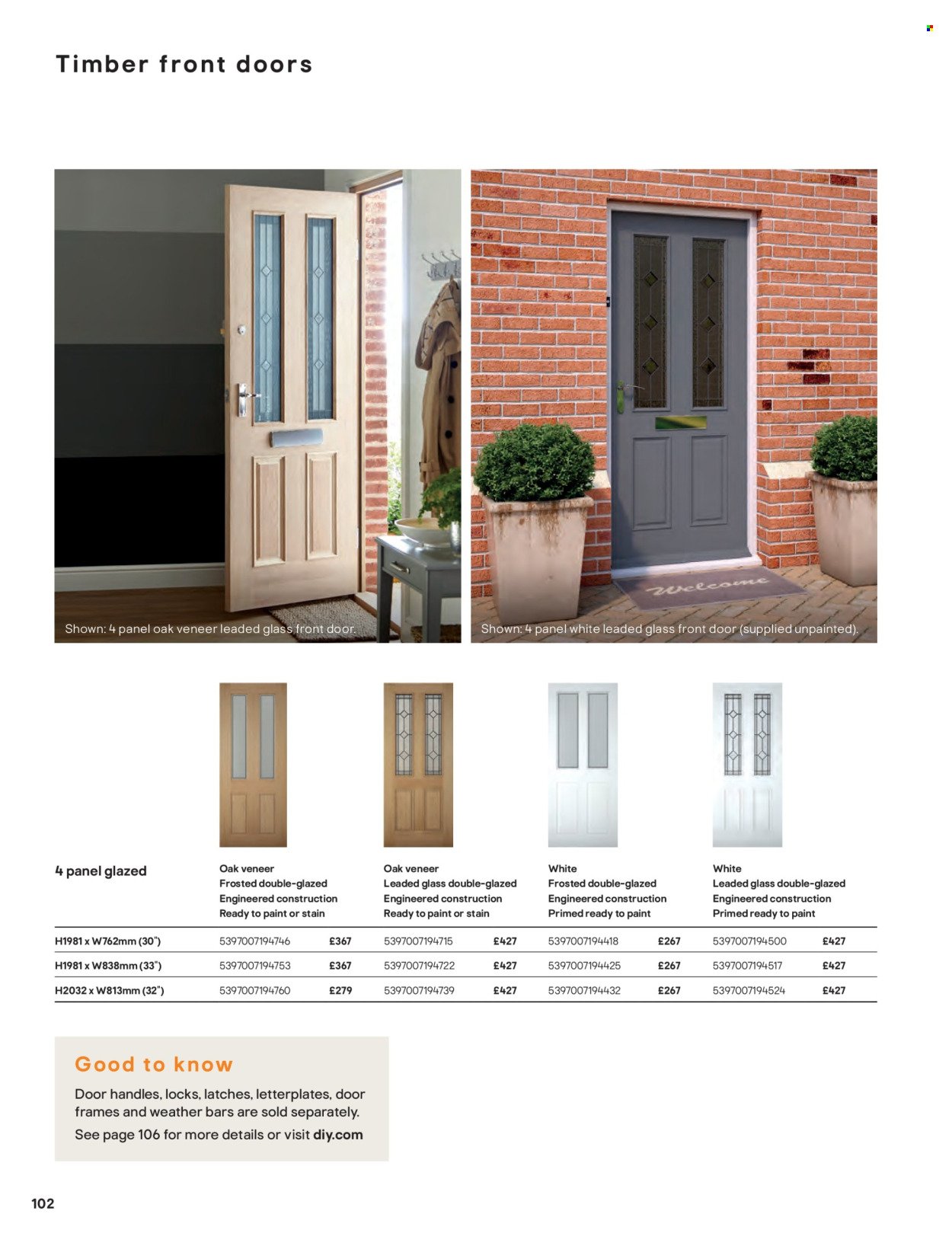 B&Q offer - Doors, windows & interiors (2025-07-15) | 102
