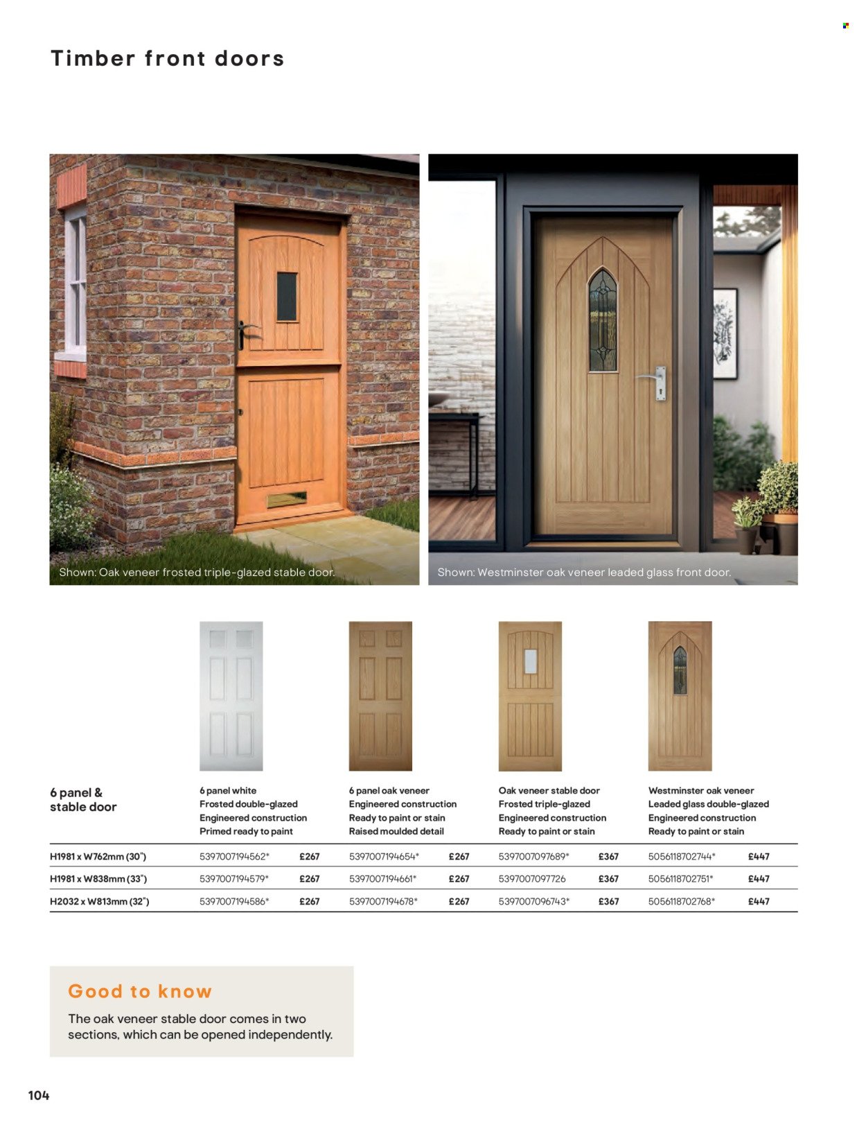 B&Q offer - Doors, windows & interiors (2025-07-15) | 104
