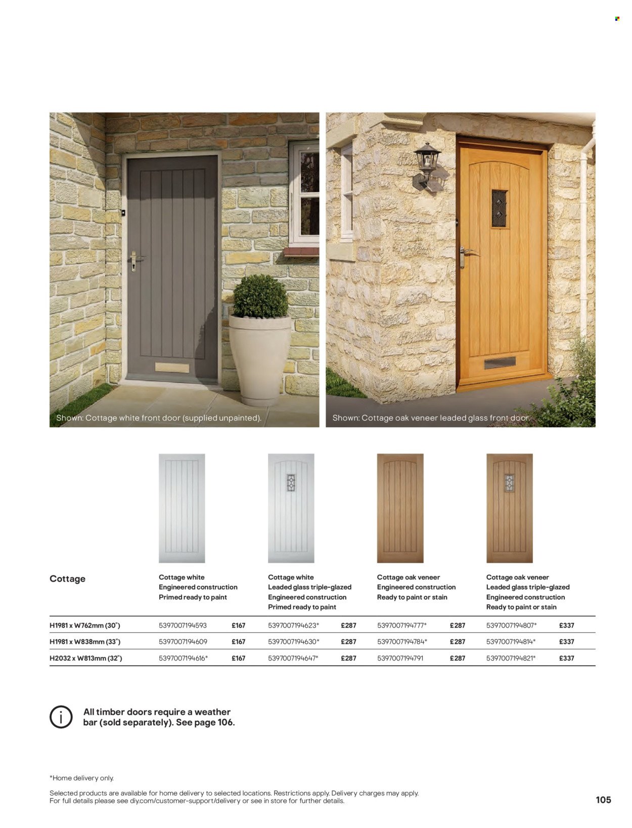 B&Q offer - Doors, windows & interiors (2025-07-15) | 105