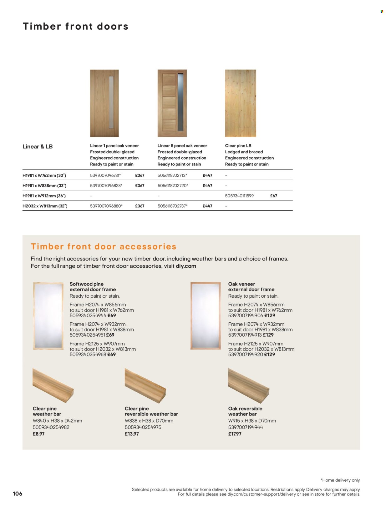 B&Q offer - Doors, windows & interiors (2025-07-15) | 106
