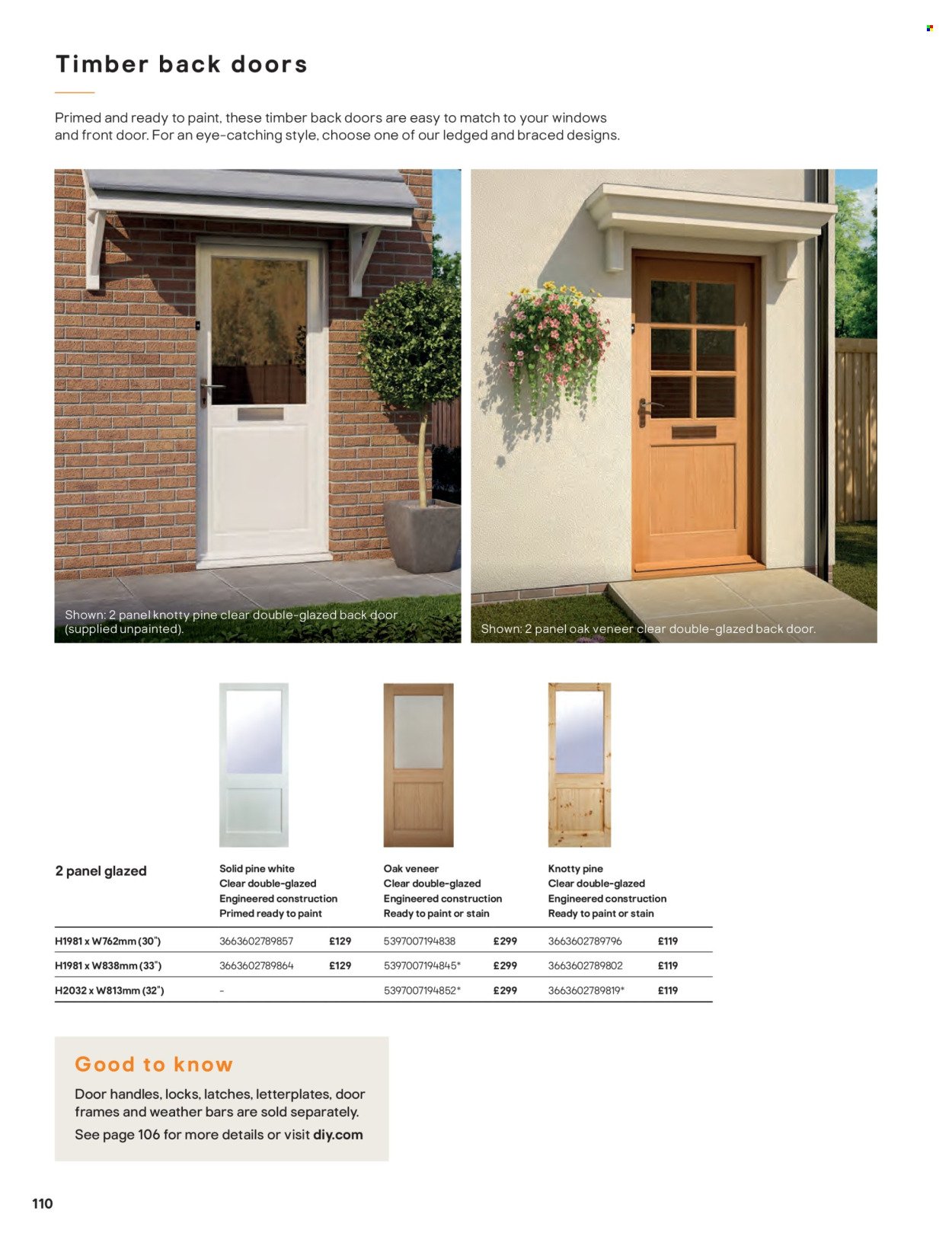 B&Q offer - Doors, windows & interiors (2025-07-15) | 110