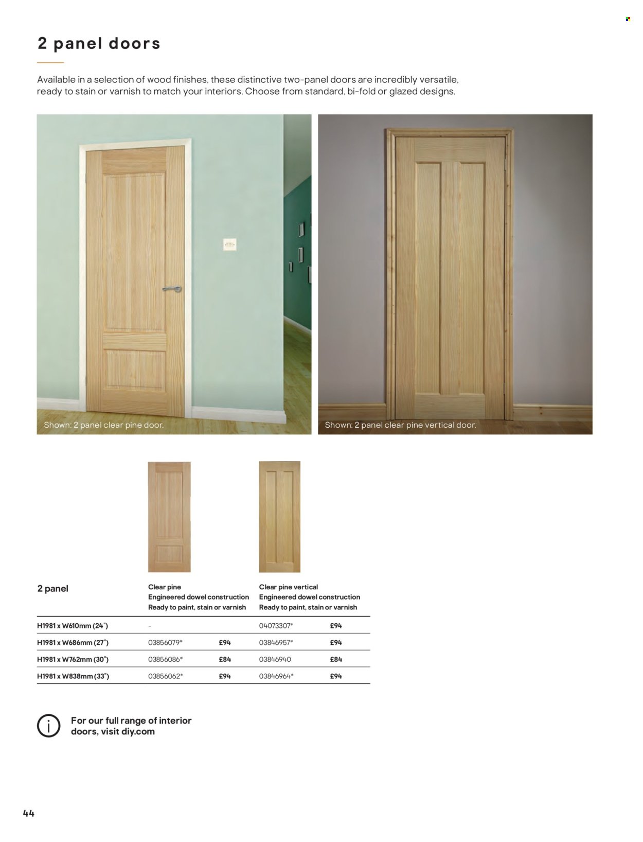 B&Q offer - Doors, windows & interiors (2025-07-15) | 44