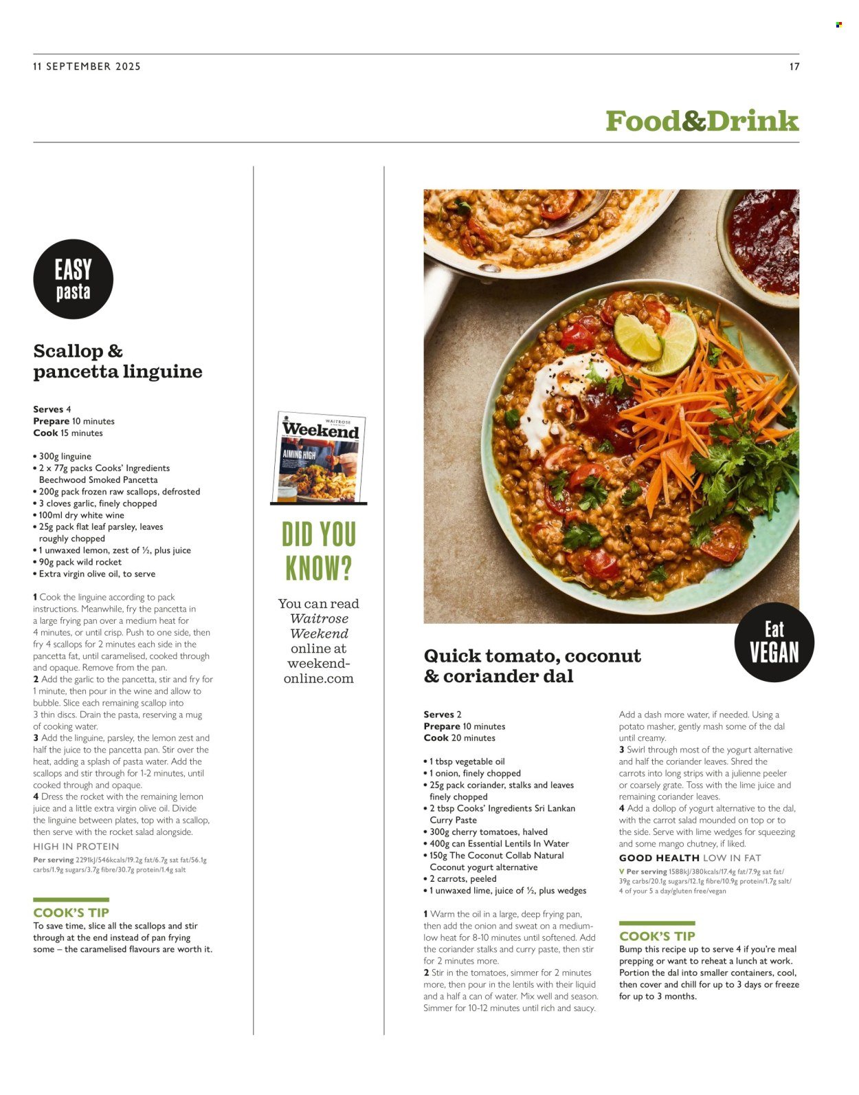 WAITROSE offer - Weekend (2025-09-11) | 17